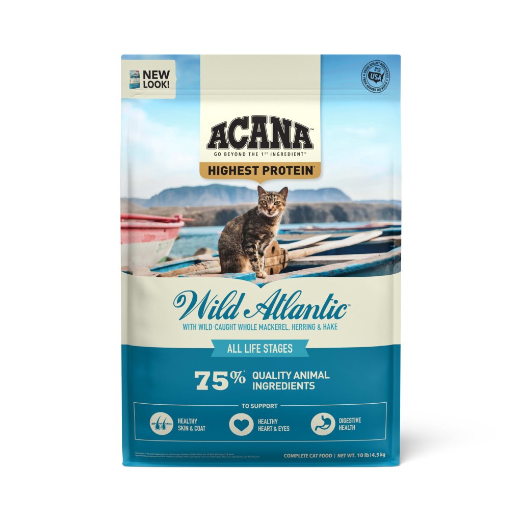Picture of: ACANA Grain-Free Wild Atlantic Saltwater Fish with Freeze-Dried Liver Dry  Cat Food,  lbs.