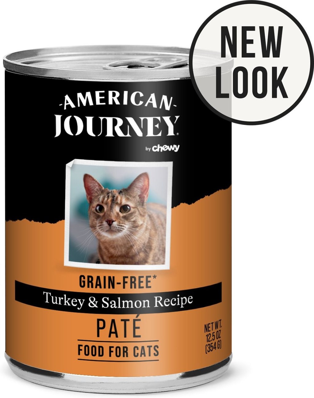 Picture of: American Journey Pate Turkey & Salmon Recipe Grain-Free Canned Cat Food