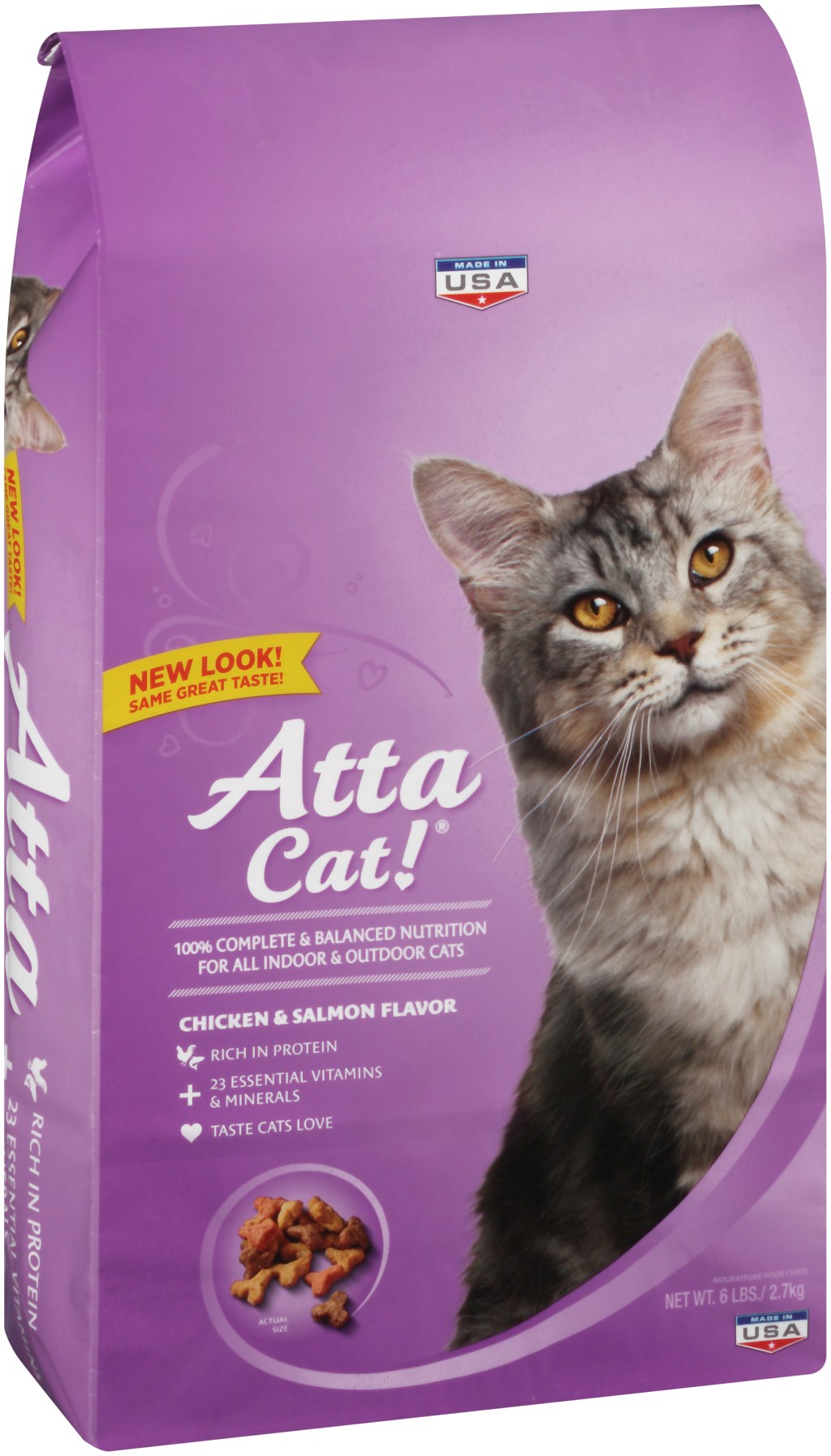 Picture of: atta cat!® chicken & salmon flavor cat food Reviews