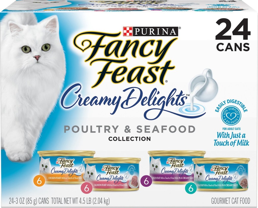 Picture of: Fancy Feast Creamy Delights Variety Pack Canned Cat Food