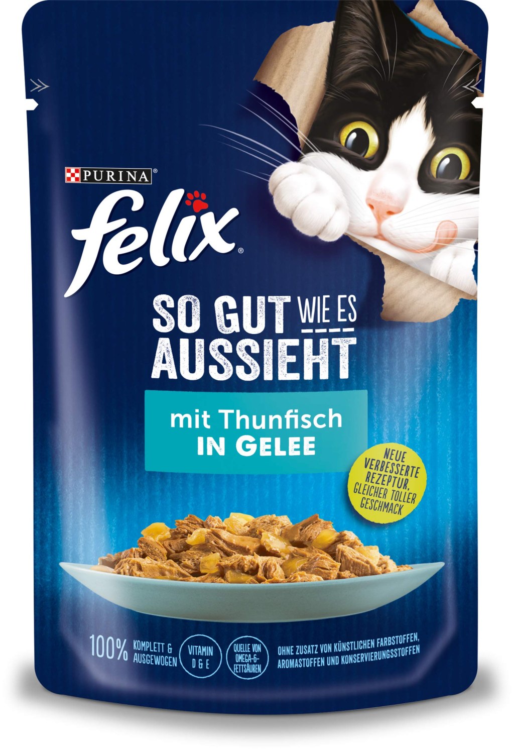 Picture of: Felix as Good as It Looks Wet Cat Food In Jelly, Variety Pack of