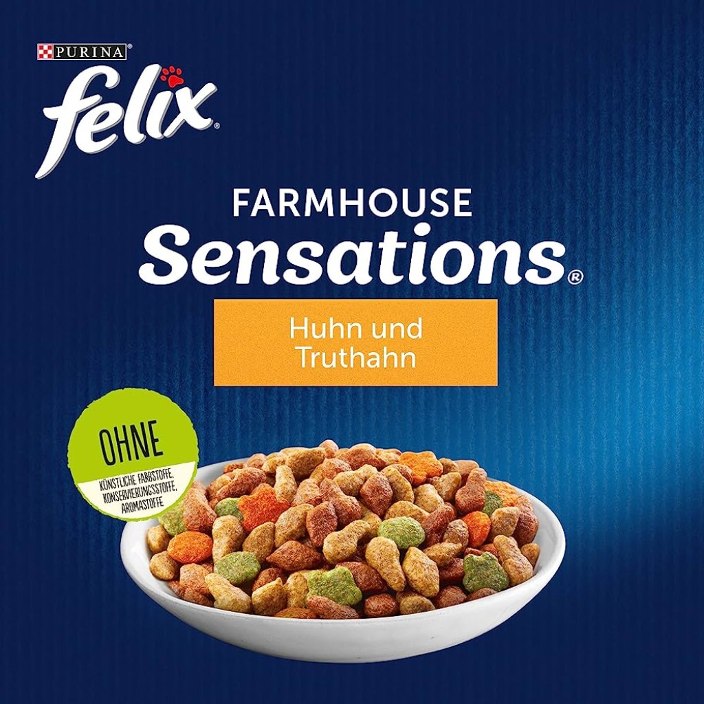 Picture of: Felix Farmhouse Sensations Dry Cat Food, Pack of  ( x  kg