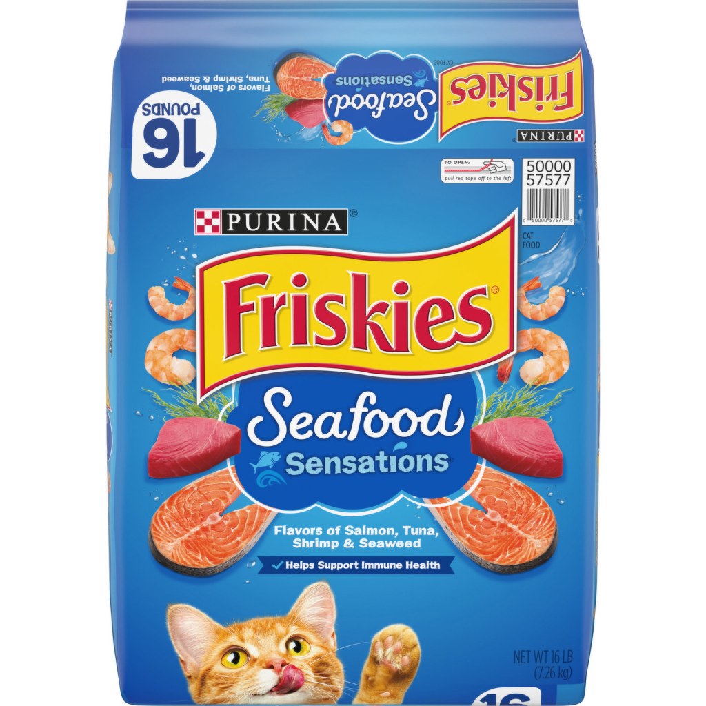 Picture of: Friskies Dry Cat Food, Seafood Sensations