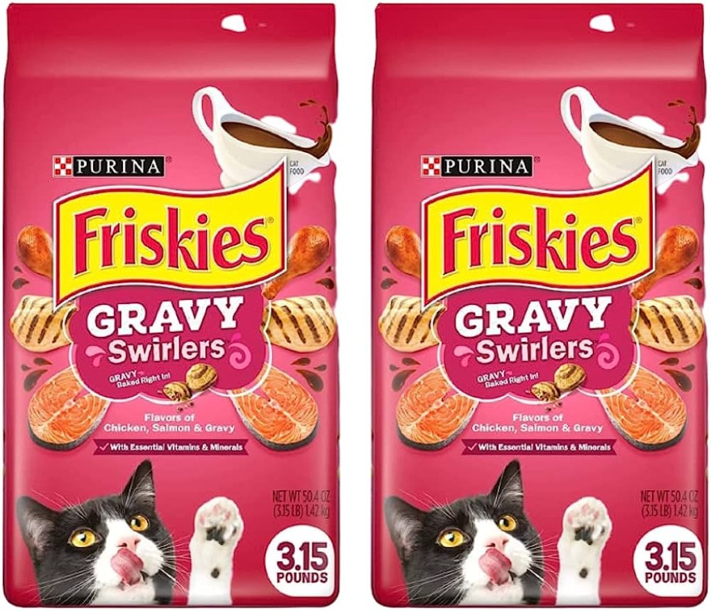 Picture of: Friskies Gravy Swirlers Adult Dry Cat Food,