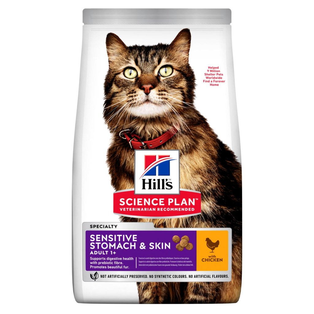 Picture of: Hills Science Plan Feline Sensitive Stomach & Skin Adult