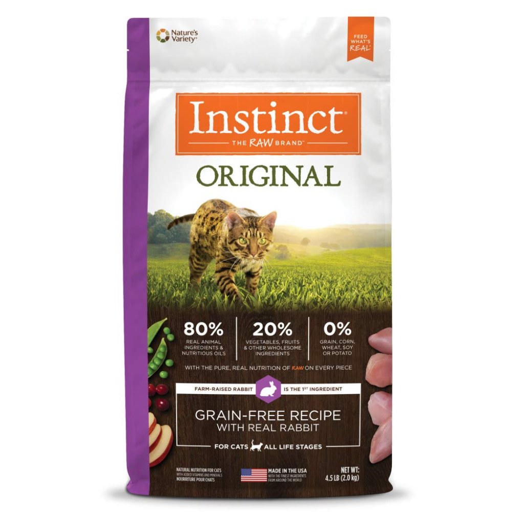 Picture of: Instinct Original Grain Free Recipe with Real Rabbit Natural Dry Cat Food,  . lb