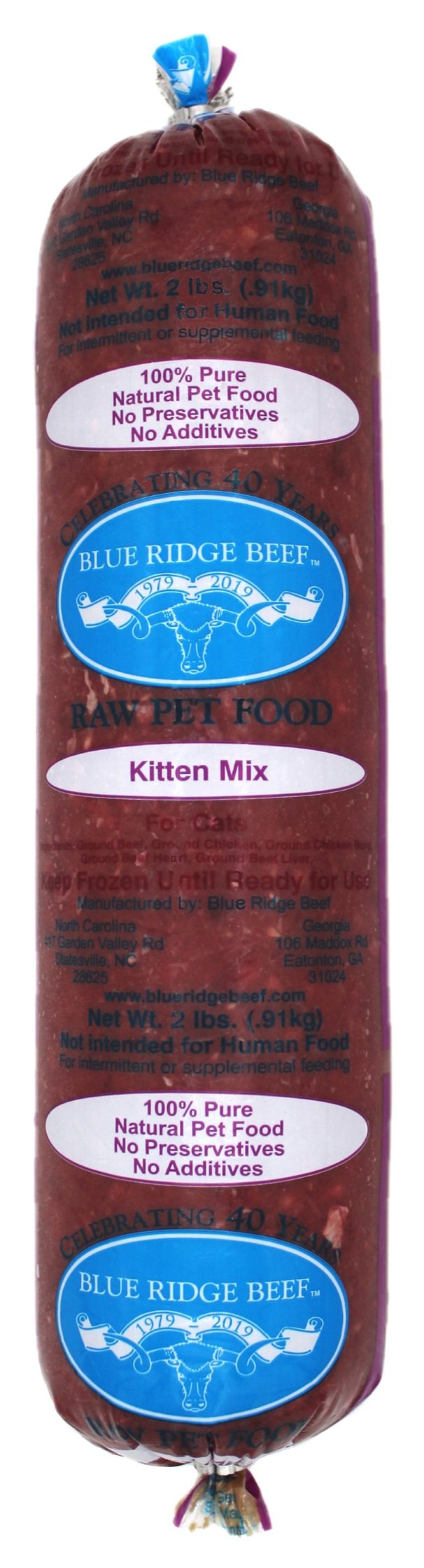 Picture of: Kitten Mix – Raw Pet Food for Cats — Blue Ridge Beef
