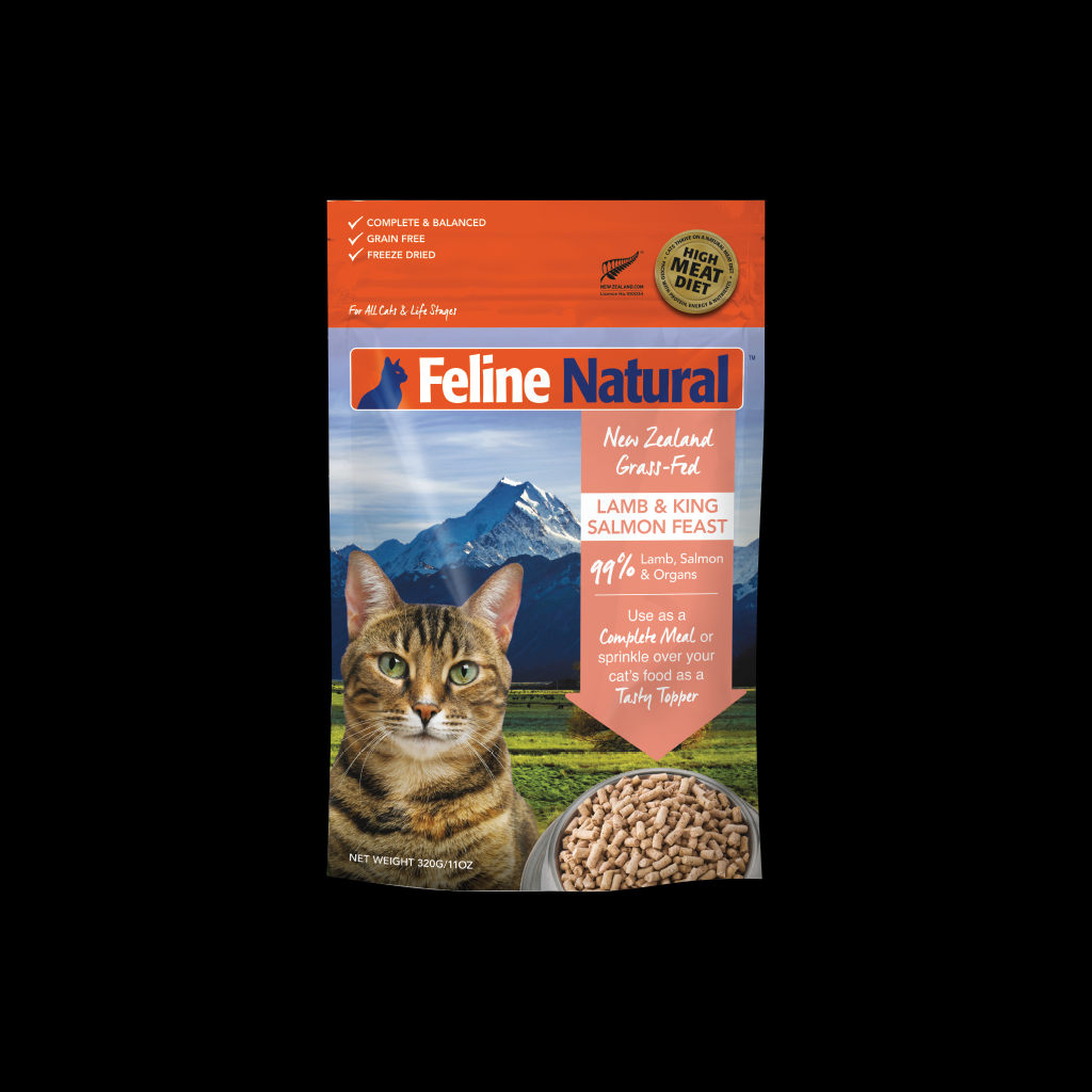 Picture of: Lamb & King Salmon Feast Freeze-Dried Cat Food