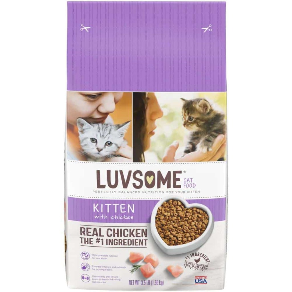 Picture of: Luvsome Chicken Dry Kitten Food,