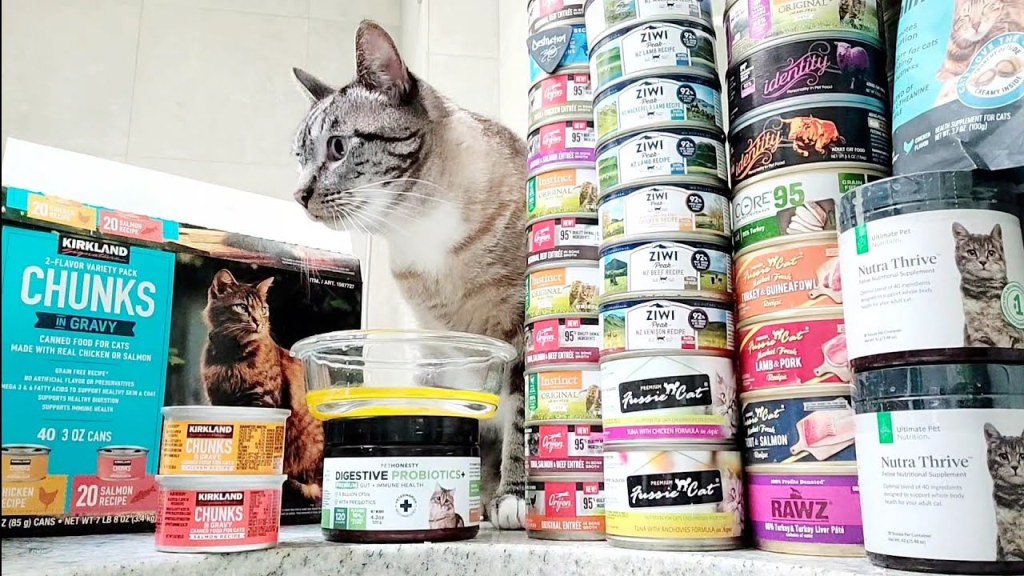 Picture of: New Costco Kirkland Brand Wet Cat Food Unboxing & Eating Chicken