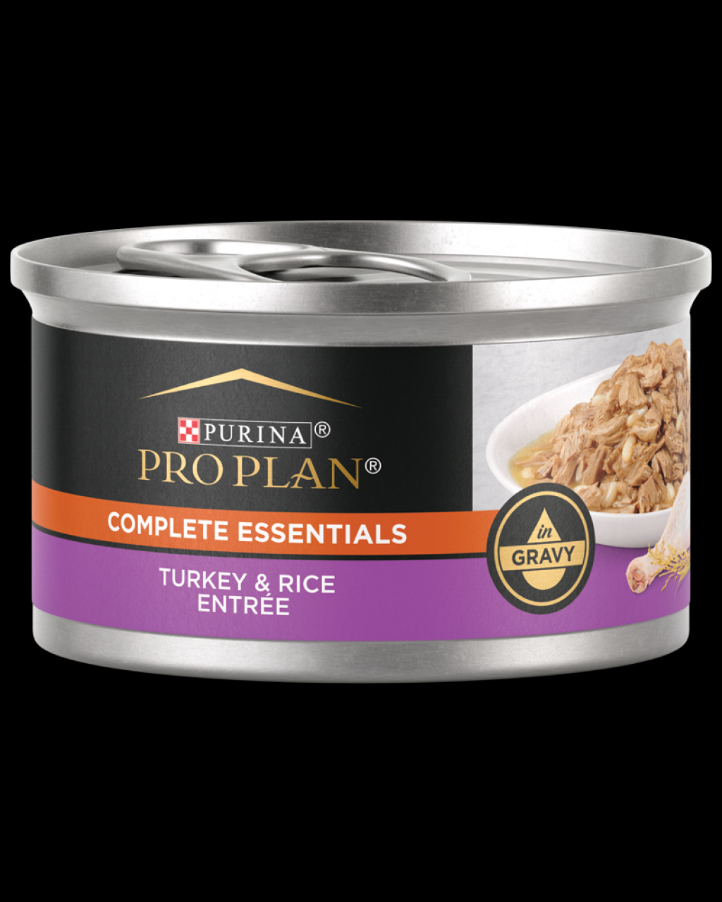 Picture of: Pro Plan Essentials Turkey & Rice in Gravy Wet Cat Food  Purina