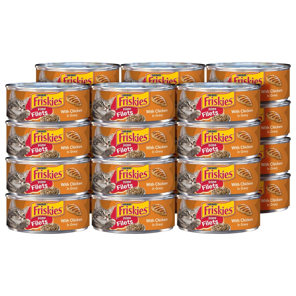 Picture of: Purina Friskies Gravy Wet Cat Food, Prime Filets With Chicken – () .  oz