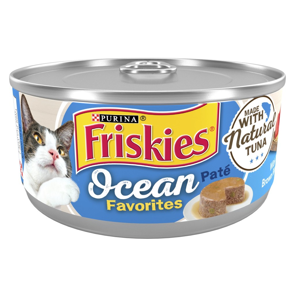 Picture of: Purina Friskies Ocean Favorites Pate Wet Cat Food Salmon,