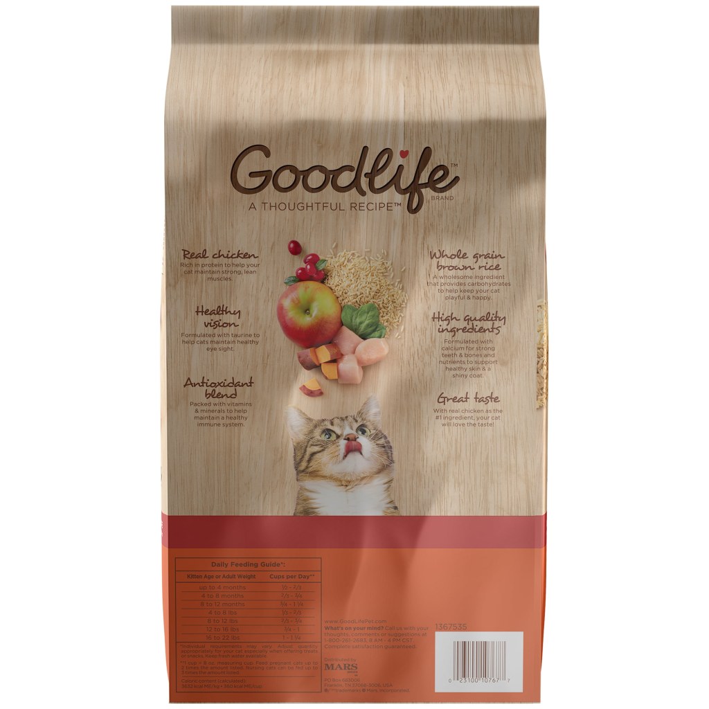 Picture of: The Goodlife Recipe with Chicken Dry Cat Food,  lb